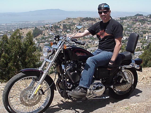 Skedsmo on his harley - 105261 Bytes