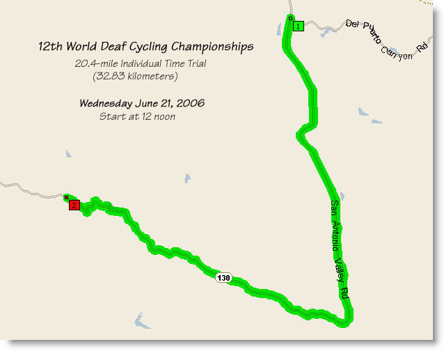 WDCC San Antonio Valley Time Trial Course - 63609 Bytes